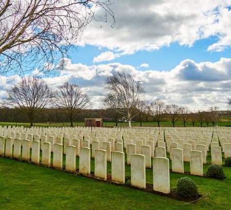 Cimetière militaire à Ypres